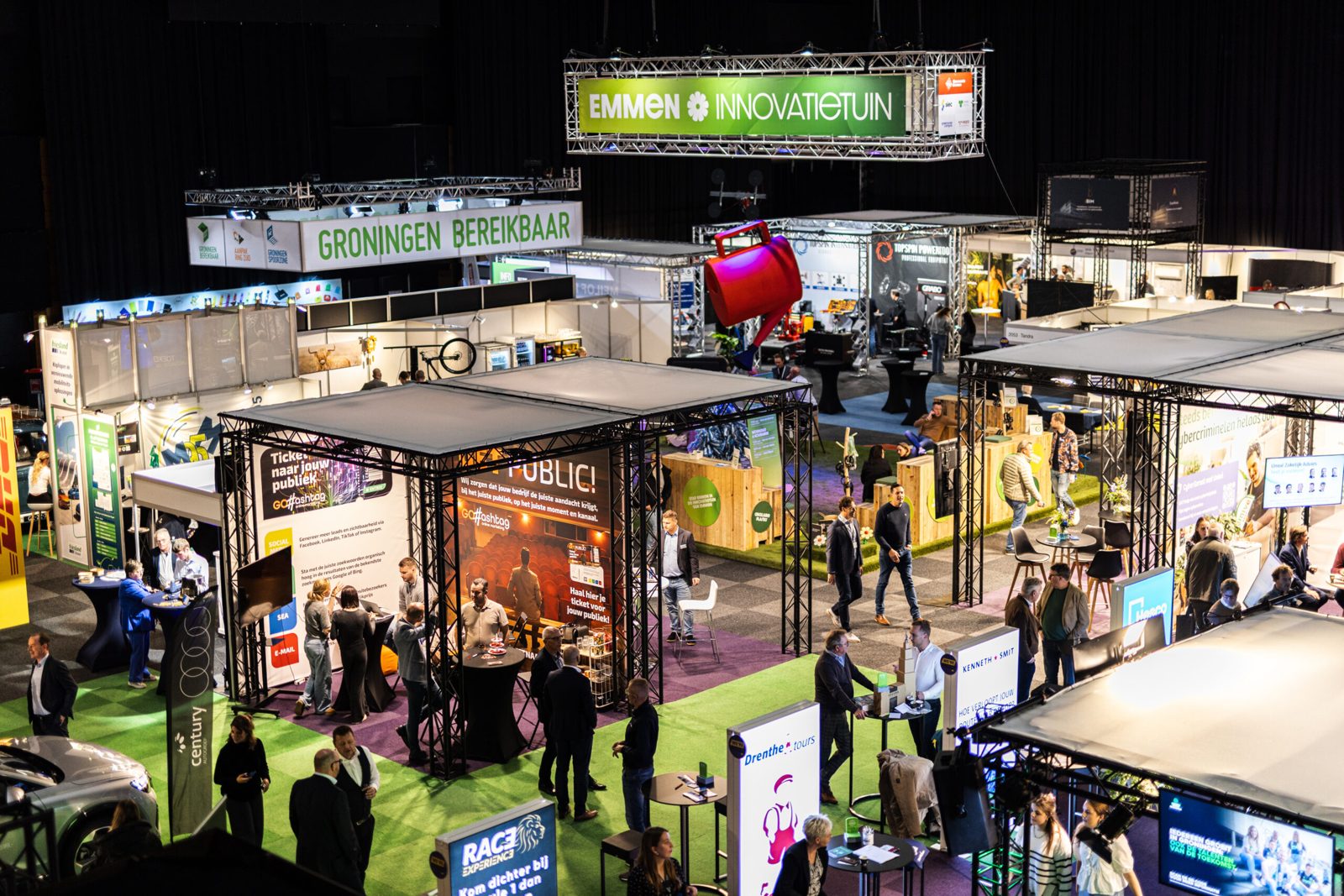 Beursvloer van de Promotiedagen 2024 met de stand van GoHashtag