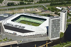 Kantoor Online Marketing Bureau GoHashtag gevestigd in stadion Euroborg van FC Groningen